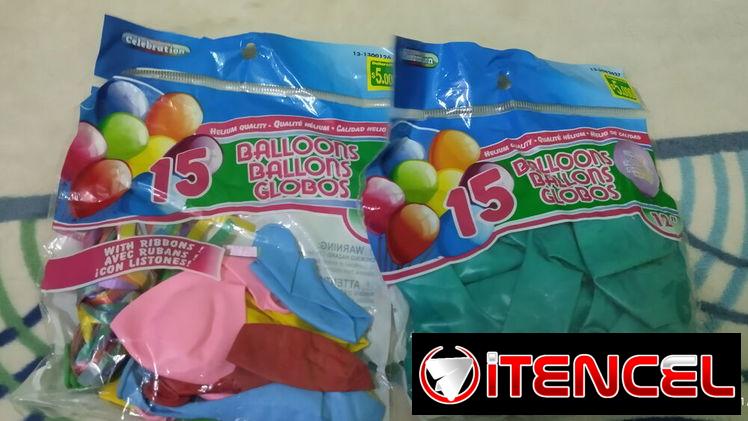Globos , potes desechables ,absorventes