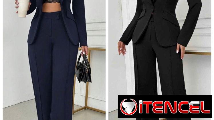 🍒🍒Conjuntos de blazer y pantalón mujer