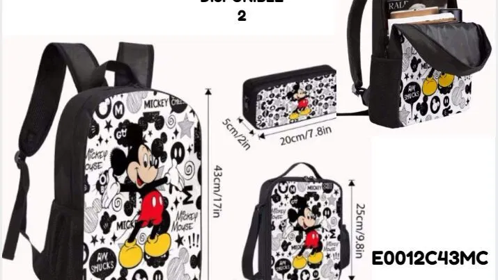 MOCHILAS-LONCHERA-CARTUCHERAS