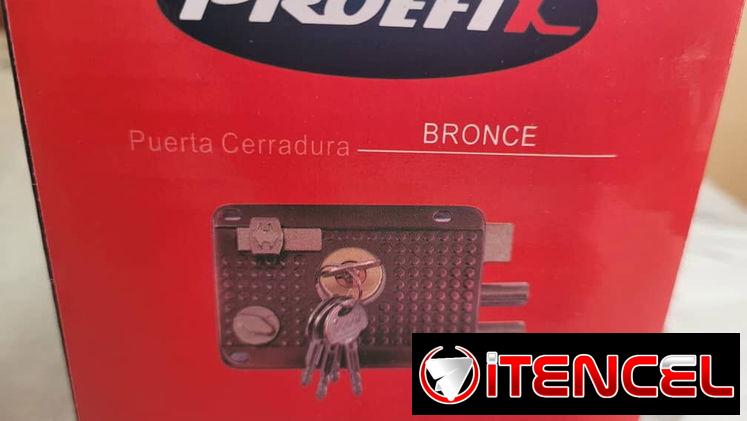 🔒Yale Anticopia,  cerradura con cilindro de Bronce y juego de 5 llaves de cuatro caras. Alta calidad y seguridad.