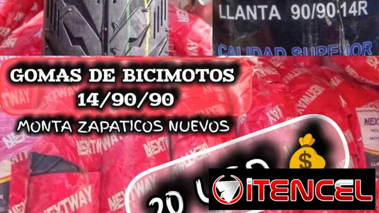 GOMAS D BICIMOTOS 14/90/90 NUEVAS A ESTRENAR