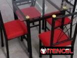 Camas de tubo y colchones de espuma completo juegos de comedor
