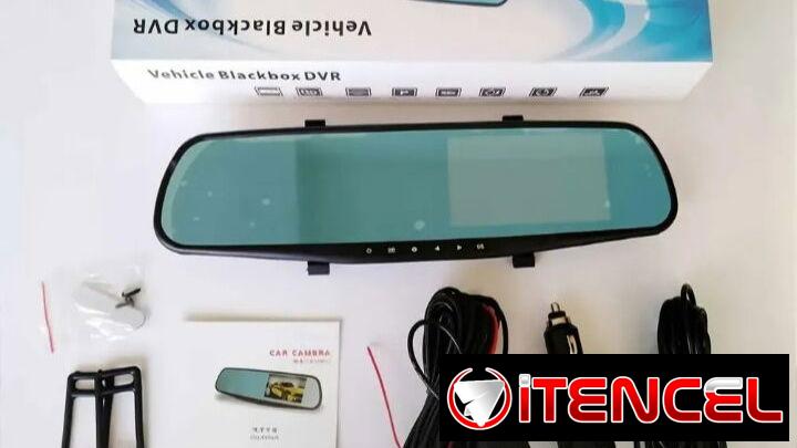 Retrovisor con cámaras frontal y traseras