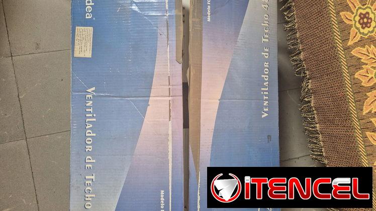 2 x Lampara de techo Ventilador