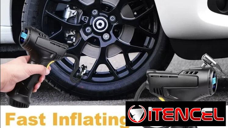 Inflador de neumáticos, Compresor portátil -Inflador Clásico 150 PSI / Inflador Digital Inteligente  ⚡