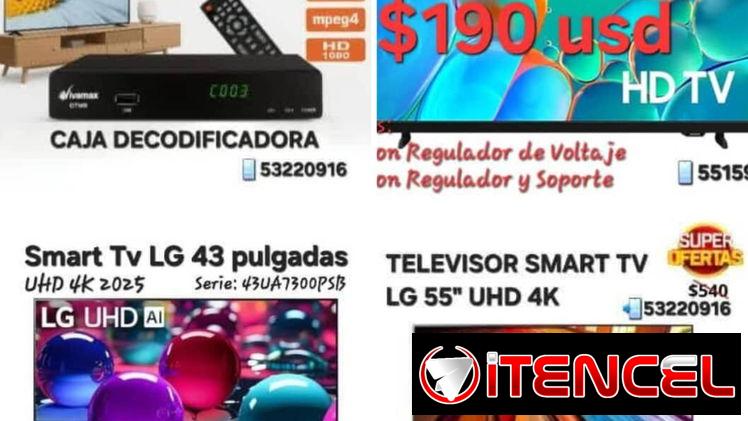 ‼️Televisores Smart TV: LG(32″,43″,50″,65″) con 6 meses de garantía, factura y mensajería 53220916