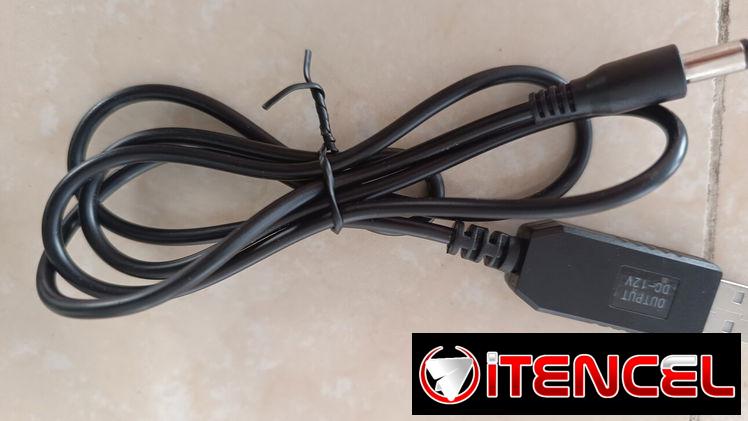 Cable Elevador Voltaje USB a 12V (Ideal para Router / Nauta Hogar)