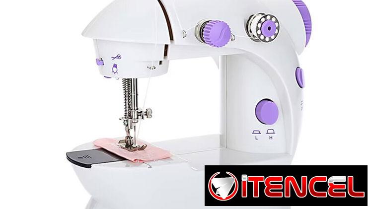 Mini máquina de coser portátil