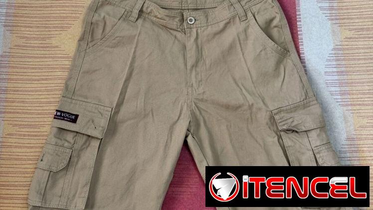 Pantalón de mujer, Short cuatro puertas de hombre