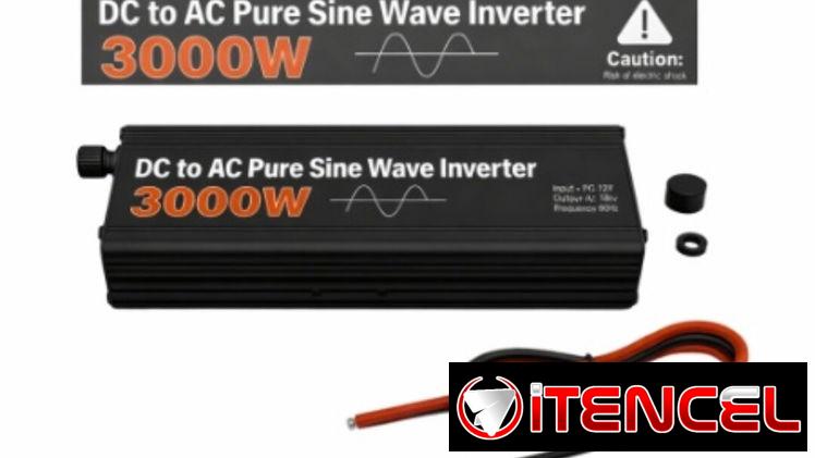 Inversor DC-AC 12V a 120V – Onda Senoidal Pura |3000W Q7-LUMINA
