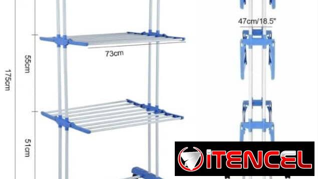 Tendedero de Ropa Plegable Multifuncional