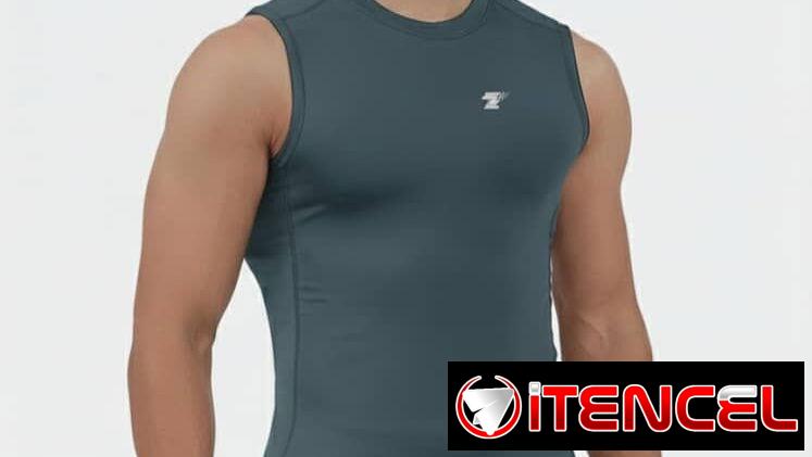 Camisetas de compresión para el gym talla L