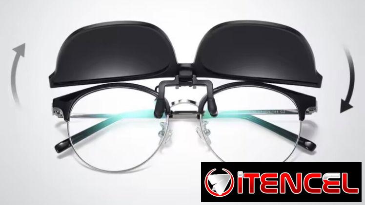 Gafas de sol estilo clip