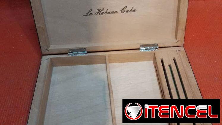 Se vende caja de tabaco de madera precisa