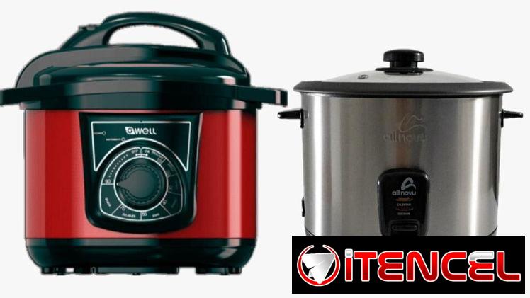 🔹 SUPER COMBO ⚙️ Olla Reyna Gwell 5L (90 min) ⚙️ Olla arrocera All Novu 2.2L Cod:Electrooo