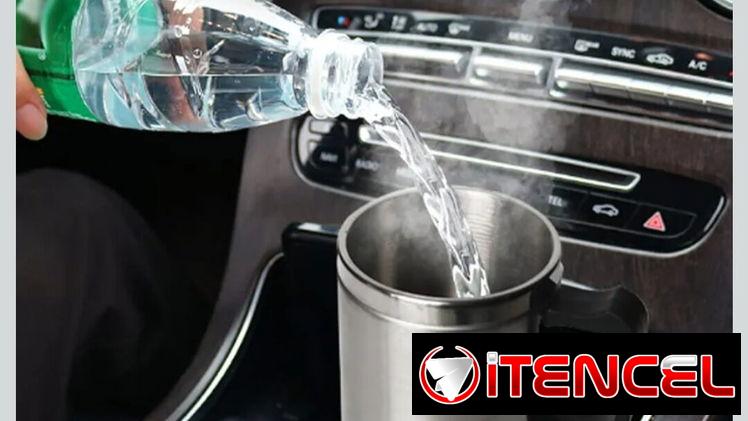 Taza termo en acero inoxidable con calentamiento