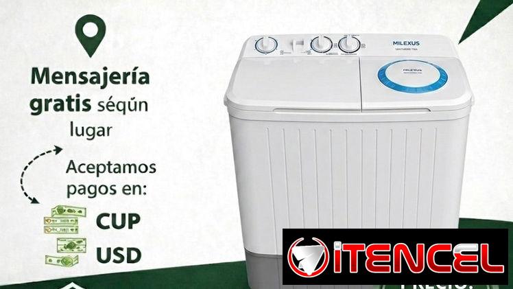 🌀 ¡PROMOCIÓN! LAVADORA SEMIAUTOMÁTICA MILEXUS 9KG 🌀