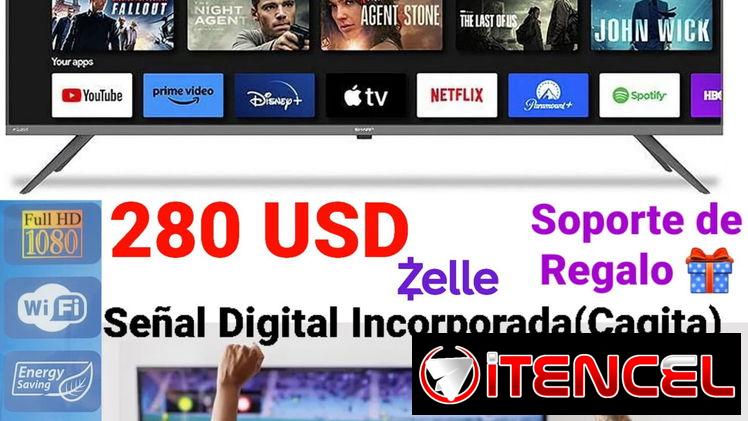 SMART TV 43″ FULL HD – Google TV, apps incluidas – 280 USD