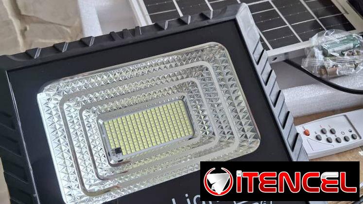 🔆 Lámpara Solar 200W + Panel Solar 25W. Batería: LiFePO4  de  3,2 V/5 Ah. IP67