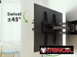 📺 SOPORTE TV ARTICULADO 26”–65” GIRATORIO E INCLINABLE VESA 400X400 100LB ENVÍO DISPONIBLE HABANA+ GARANTÍA