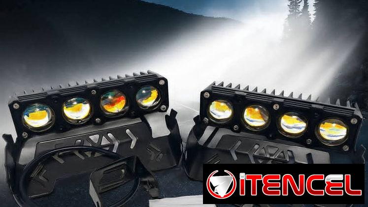 Neblinero lupa de cuatro led