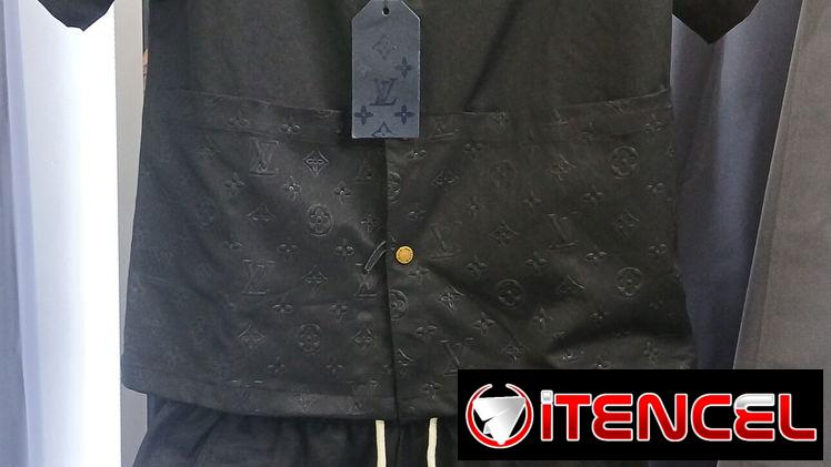 CONJUNTO DE CAMISA Y CHORT DE HOMBRE LOUIS VUITTON