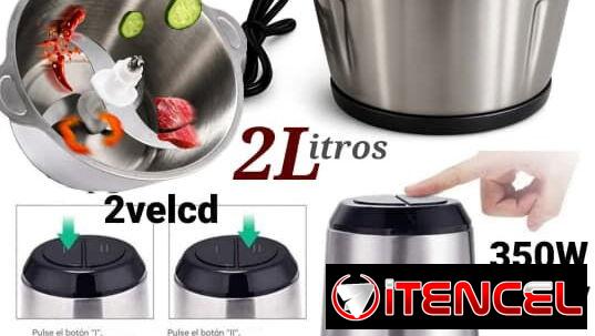 ⚡ **Procesador de Alimentos Pro – 350W + 2L + 2 velocidades – ¡Solo 30 USD!**