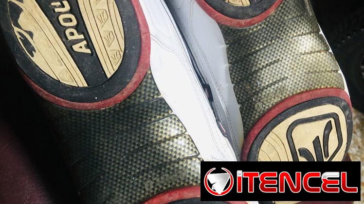 Tenís de cuero originales marca Apolo no. 40