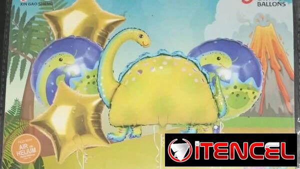 Set de 5 Globos Dinosaurio M12(TPEx)