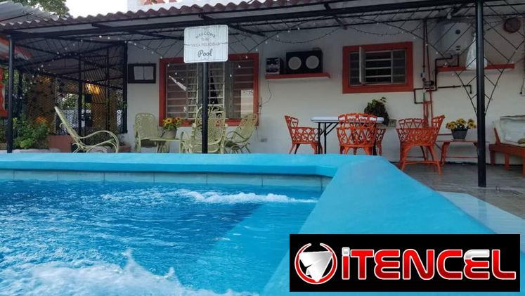 Renta en GUANABO, con piscina, a 2 km del mar 🌊+53 52 46 36 51 🐬🐬Reparto Justis , L