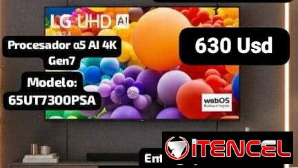 Smart TV LG 65″ 4K UHD, Garantía de 6 meses, Entrega por un mínimo costo adicional de 3 Usd para toda La Habana