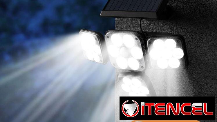 💢𝐋𝐔𝐙 𝐃𝐄 𝐒𝐄𝐆𝐔𝐑𝐈𝐃𝐀𝐃 4 CABEZAS NUEVA CON SU CONTROL REMOTO PRECIO 𝟐0𝐔𝐒𝐃