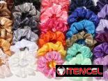 Turbantes gorros de satén diademas scrunchies hebillas felpitas