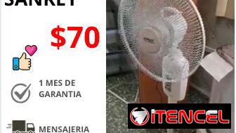 💙🌬️ VENTILADOR RECARGABLE SANKEY FN-17BAT10 —68