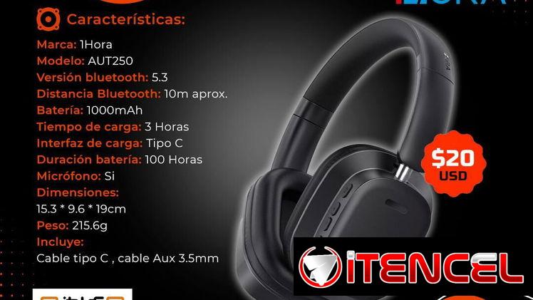 🎧 100 HORAS 🎧 AURICULARES 1 HORA AUT250. MENSAJERÍA CON FACTURA Y GARANTÍA. TLF 54833699