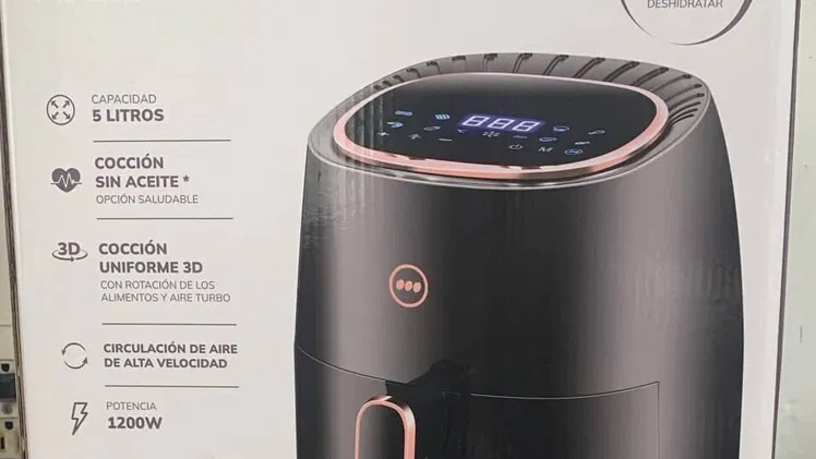 Freidora Aire premier  5 litros pantalla táctil