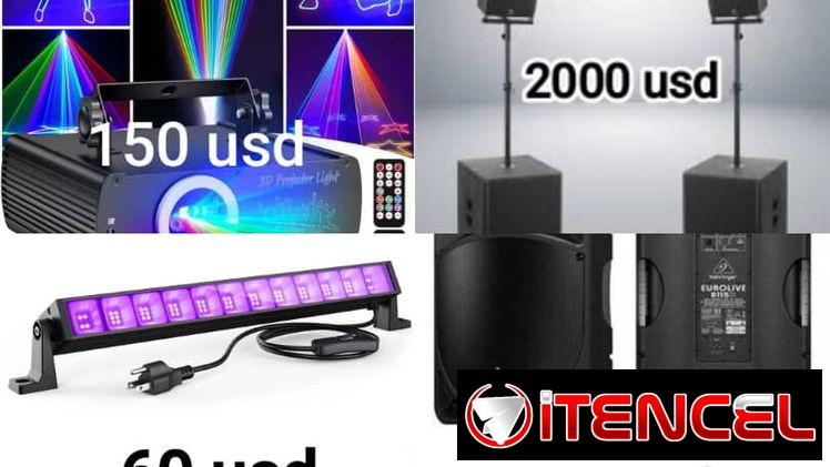 Venta de sistemas de audio y luces