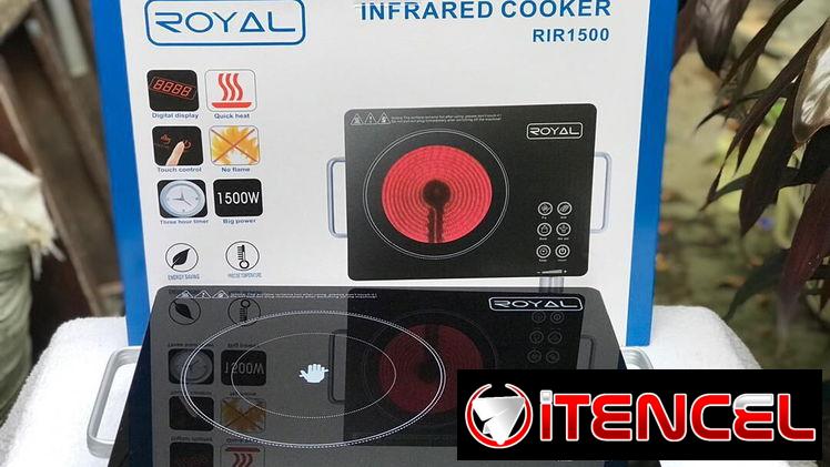 Cocina infrarrojo Royal  Potencia: 1500w (Funciona con cualquier cazuela) $85 USD transporte incluido Garantía