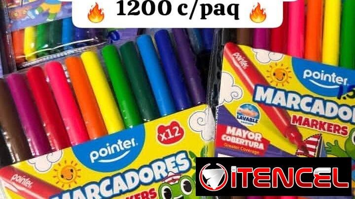 Set de plumones de colores