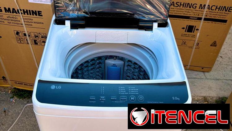 LAVADORA AUTOMÁTICA DE 9 kg Marca LG AGUA FRÍA Y AGUA CALIENTE Precio $335 USD Mensajería Incluida