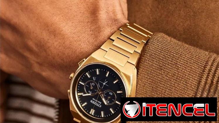 CITIZEN ECODRIVE AXIOM SC (CA4582-54E) DE HOMBRE CON CRONOGRAFO , 43MM CON CRISTAL DE ZAFIRO Y ACERO DORADO  58049738