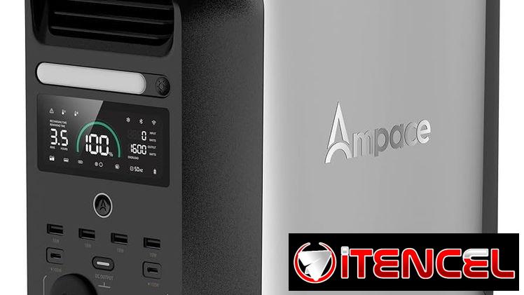*AMPACE ANDES 1500* ( Misma gamma de los Eco Flow o quizás mejor 🇺🇸🇺🇸)  CAPACIDAD: 1462Wh LiFePO4 , 2400W y 3600W