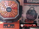 VENTILADOR RECARGABLE MODELO F6 DE 20.000MAH. 4 VELOCIDADES,  GIRAN  CON LUCES LED, TEMPORIZADOR,  CON MANDO A DISTANCIA