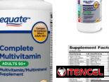 Multivitaminas equate para hombres mujeres y adultos mayores de 50 años