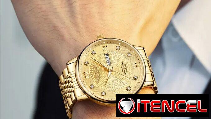 ⌚Reloj Automático LANGQIES  42mm – Movimiento Suizo – Cristal de Zafiro – Nuevo