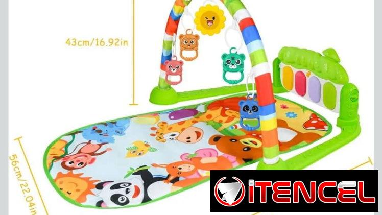 Gimnasio De Juegos Para Bebes. Incluye Manta de Juego. Piano con 3 Sonidos. Arco con 5 Accesorios colgantes. Nuevo! 0km!