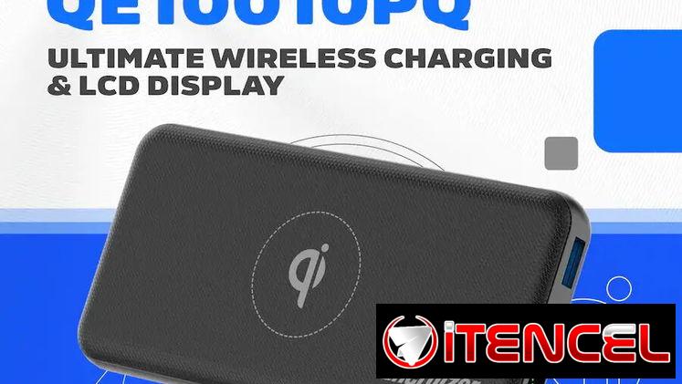 Energizer Power Bank 10,000 mAh 20W USB-C PD + 15W Qi con Pantalla LCD