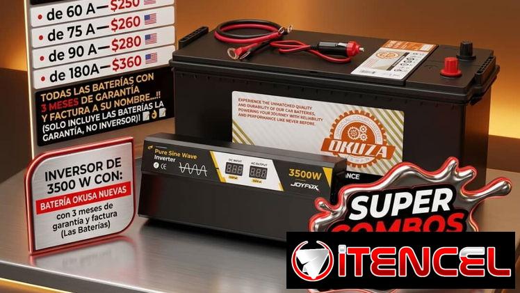 COMBO 12v INVERSOR 3500w