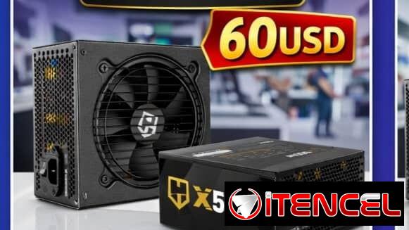 Fuente 500W 80+ Bronce – 60 USD