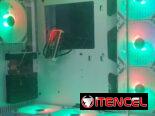 Chasis GYM GM1 tipo pecera con sus 10 fanes argb y controladora nuevo en caja-200usd